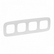 купить Рамка 4 поста Legrand Valena Allure  Белый 754304   Legrand Valena Alure