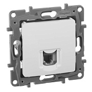 купить Розетка телефонная RJ11 Legrand Etika 672240 Белый Legrand Etika