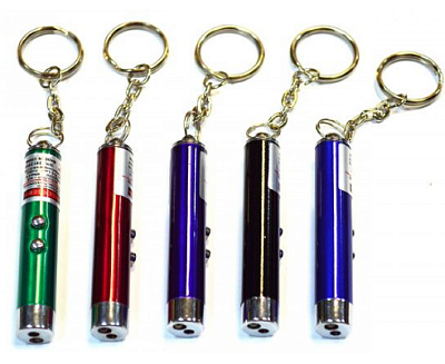 Фонарь светодиодный брелок ZK8 1LED лазер 3*G3 купить Фонари