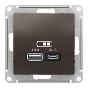 купить Розетка USB 2 порта AtlasDesign Мокко SE ATN000639 AtlasDesign