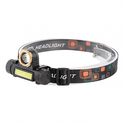 Фонарь налобный Smartbuy HL038 3WLED+3WCOB 200Lm 1*18650 купить Фонари