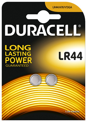 Батарейка Duracell LR44 BL2 купить Батарейки, Аккумуляторы, з/у