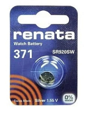 купить Батарейка Renata R371 (SR920SW) G6 BL1 Батарейки, Аккумуляторы, з/у