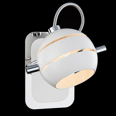 EUROSVET Светильник 20023/1 хром/белый купить Споты