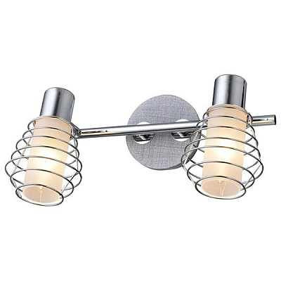 Спот EUROSVET 20039/2 хром серый Е14 2*40W купить Споты