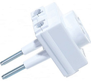 купить Переходник электрич. "козья ножка" 220V 10A Rexant 11-1065 Разветвители, Переходники