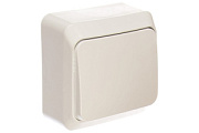 купить Выключатель 1 клавишный SE Lexel Этюд Белый ВА10-001В   Lexel Этюд наружные