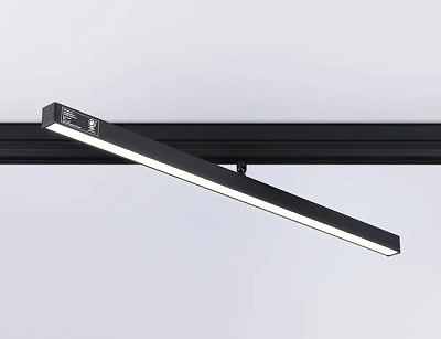 Трековый светильник магнитный Ambrella GL4206 24W  4200K 48V черный купить Магнитные трековые светильники