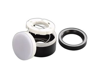 Точечный светильник Redigle RG-TD1503B под лампу GX53 чёрный купить Накладные