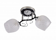 купить Люстра ламповая LINVEL LV 9191/2 Фифи Черный/серебро E27 60W *2 Ламповые люстры