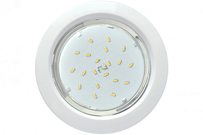 Точечный светильник Ecola GX53 H4 белый матовый купить Встраиваемые