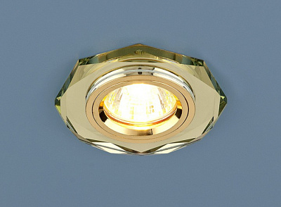 Точечный светильник Elektrostandard HS-8020/2 зеркальный золото MR16 GU5.3 купить Точечные светильники