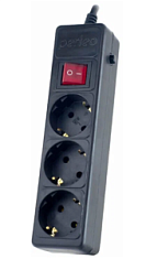 купить Сетевой фильтр Perfeo PF_A4666 3 гнезда 3 м 2300W черный Сетевые фильтры