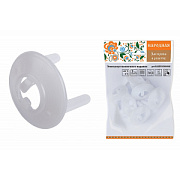 купить Заглушка для розеток пластик, с ключом, SQ1825-0002 набор 6шт Комплектующие