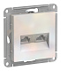Розетка RJ45 двойная AtlasDesign Жемчуг SE ATN000485 купить AtlasDesign
