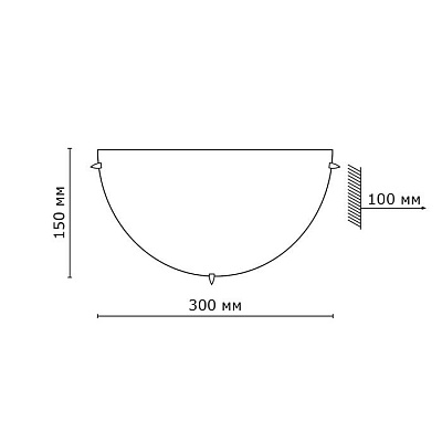 Бра СОНЕКC 1211 SN 090 FPRTI E27 60W купить Бра