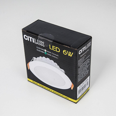 Встраиваемый светильник Citilux Кинто CLD5106N LED Белый купить Точечные светильники