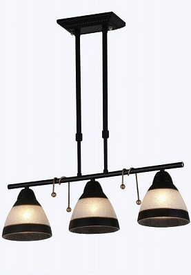 Люстра ламповая LINVEL LV 9153/3 Альтаир Черный E27 60W *3 купить Ламповые люстры