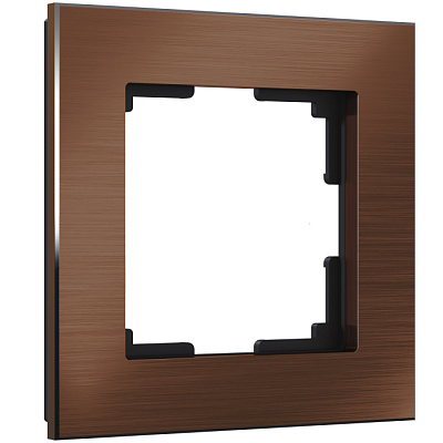 Рамка 1 пост Werkel WL11-Frame-01 коричневый алюминий W0011714 купить Werkel  Рамки