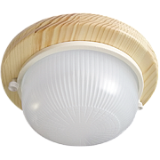 купить Светильник IP65 Ecola GX53 НБО-03-60-011 матовый клен D220 * 84 Влагозащищённые светильники