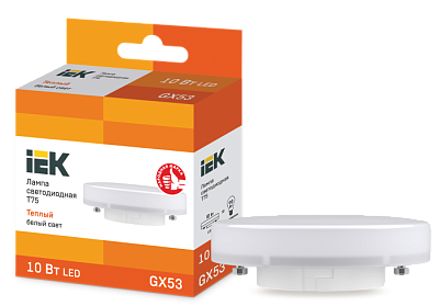 Лампа светодиодная IEK GX53 10W 3000K 900 Лм купить Светодиодные