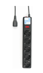 купить Сетевой фильтр Power Cube B 5гн 1,9м 2200Вт для подключения к ИБП черный графит SPG5-B2 Сетевые фильтры