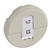 купить Накладка для розетки компьютерной RJ45 Legrand Celiane 066235 Слоновая кость Celiane 1