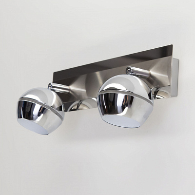 Спот CITILUX CL555521 Раймонд хром светодиоды 3000K 2*5W купить Споты