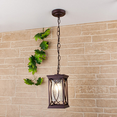 Уличный светильник Elektrostandard Spica H кофе подвесной купить Садово-парковые