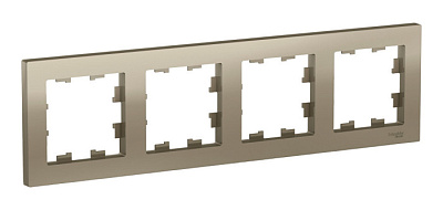 Рамка 4 поста AtlasDesign Шампань SE ATN000504 купить AtlasDesign