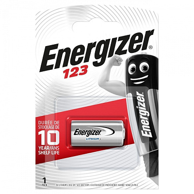 Батарейка Energizer Lithium CR123A BL1 купить Батарейки, Аккумуляторы, з/у