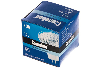 CAMELION Лампа MR16 12V 20W купить Галогеновые