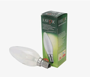 купить Лампа свеча матовая Favor Е14 40Вт Россия Накаливания 12V/24V/36V/220V