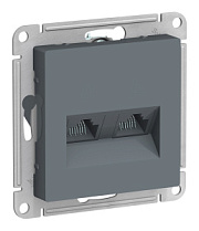 купить Розетка RJ45 двойная AtlasDesign Грифель SE ATN000785 AtlasDesign