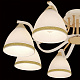 Люстра потолочная Citilux Симона CL144182 Белый Золото купить Ламповые люстры