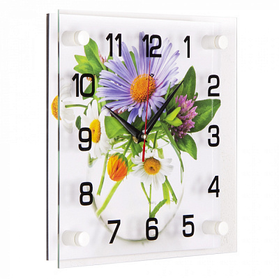 Часы настенные 21Век 2525-1148 "Полевые цветы" купить Часы