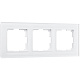 Рамка 3 поста Werkel WL01-Frame-03 белое матовое стекло W0031105 купить Werkel  Рамки
