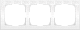Рамка 3 поста Werkel WL05-Frame-03 белый купить Werkel  Рамки