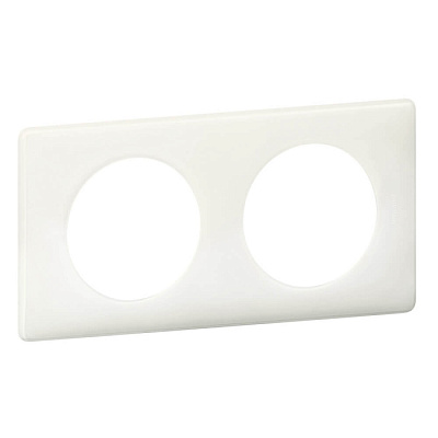 Рамка 2 постовая Legrand Celiane 066632 Белый глянец купить Celiane 1