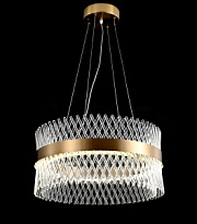 купить Люстра светодиодная Redigle RG-CL2108A BR 124W 3000-6500K Медь Стекло Пульт до 20 м. Светодиодные люстры