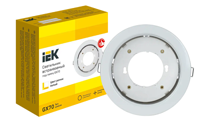 Точечный светильник IEK GX70 Белый купить Точечные светильники