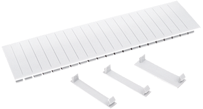 Заглушка 12 модулей  белая  купить Комплектующие