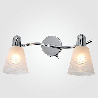 Спот EUROSVET 20053/2 хром выключатель Е14 2*40W купить Споты