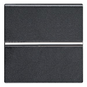 купить Выключатель 1-клавишный 2-модульный ABB Zenit Антрацит N2201 AN ABB Zenit