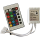Контроллер ECOLA CRS144ESB RGB 12V/24V 144W/288W с  ИК пультом купить Управление светом (быт)