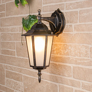 купить Уличный светильник Elektrostandard GL 1004D черное золото E27 60W IP44 Садово-парковые