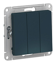 купить Выключатель 3 клавишный AtlasDesign Изумруд SE ATN000831 AtlasDesign