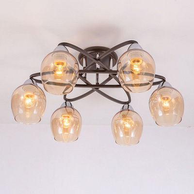 Люстра ламповая CITILUX CL107165 Элвин  E27 75W *6 купить Ламповые люстры