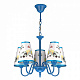 Люстра ламповая COLOSSEO 50101/5 LORI голубой E14 40W *5 купить Ламповые люстры