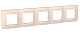Рамка 5 постов Unica Бежевая MGU2.010.25 купить Unica